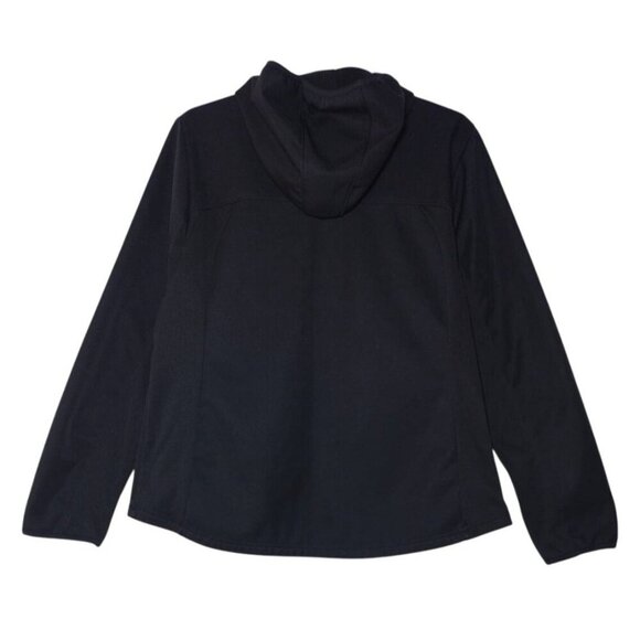 Champions unisex Softshell Hooded Jacket Black Size L, Used. - Picture 2 of 8